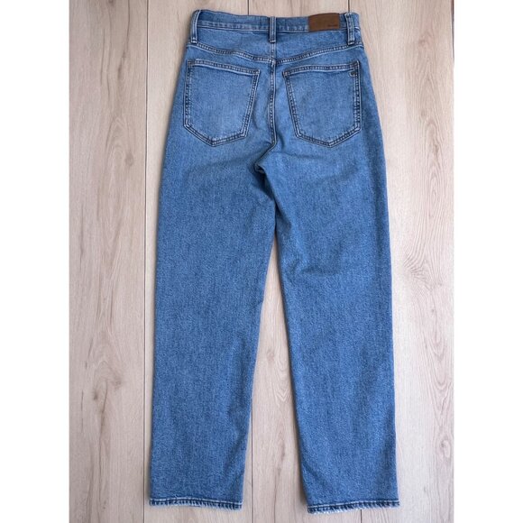 Madewell The Perfect Vintage Straight Crop Jean Montville Wash High Waisted (27) - Picture 3 of 16